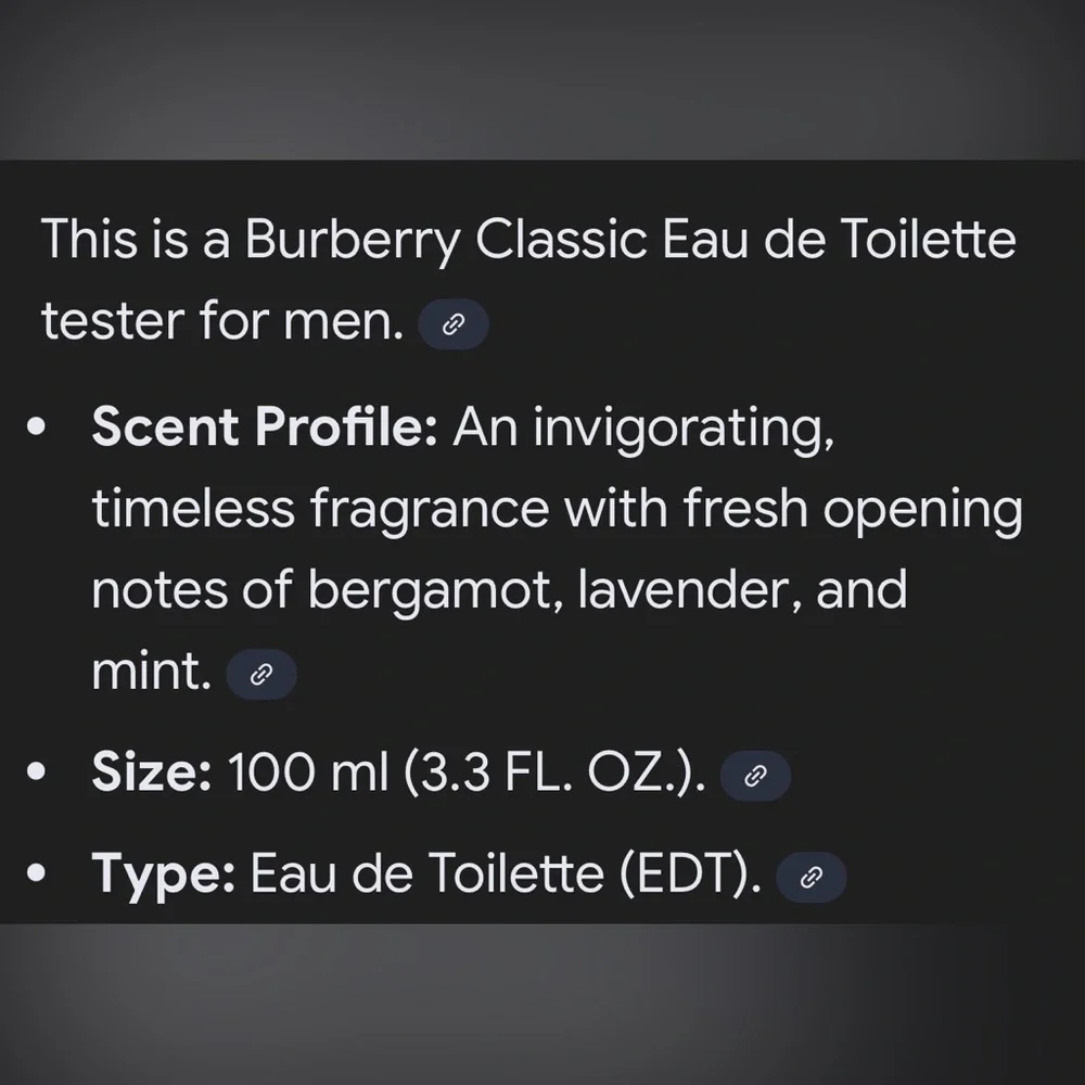 Burberry for Men Classic Eau de Toilette Tester 100ml / 3.3 fl oz. New! - Picture 4 of 7